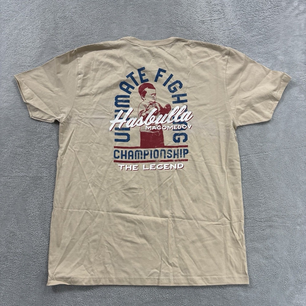 NEW UFC Hasbulla The Legend T Shirt Men's XL Short Sleeve Graphic Tee MMA Gym